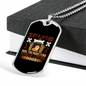 The Better I Get to Necklace Stainless Steel or 18k Gold Dog Tag 24" Chain-Express Your Love Gifts