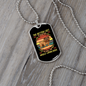 The Better Men Bulldog Necklace Stainless Steel or 18k Gold Dog Tag 24" Chain-Express Your Love Gifts