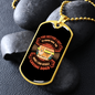 The Better Men Circle Necklace Stainless Steel or 18k Gold Dog Tag 24" Chain-Express Your Love Gifts