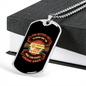 The Better Men Circle Necklace Stainless Steel or 18k Gold Dog Tag 24" Chain-Express Your Love Gifts