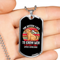 The Better Men Dogs White Necklace Stainless Steel or 18k Gold Dog Tag 24" Chain-Express Your Love Gifts