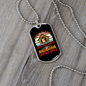 The Better Men Loving Dogs Red Necklace Stainless Steel or 18k Gold Dog Tag 24" Chain-Express Your Love Gifts