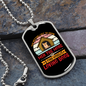 The Better Men Loving Dogs Red Necklace Stainless Steel or 18k Gold Dog Tag 24" Chain-Express Your Love Gifts