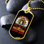 The Better Men Loving Dogs Red Necklace Stainless Steel or 18k Gold Dog Tag 24" Chain-Express Your Love Gifts