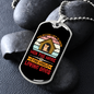 The Better Men Loving Dogs Red Necklace Stainless Steel or 18k Gold Dog Tag 24" Chain-Express Your Love Gifts