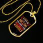 The Better Men Necklace Stainless Steel or 18k Gold Dog Tag 24" Chain-Express Your Love Gifts