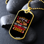 The Better Men Necklace Stainless Steel or 18k Gold Dog Tag 24" Chain-Express Your Love Gifts