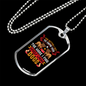 The Better Men Necklace Stainless Steel or 18k Gold Dog Tag 24" Chain-Express Your Love Gifts