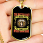 The Better Men Peach Necklace Stainless Steel or 18k Gold Dog Tag 24" Chain-Express Your Love Gifts