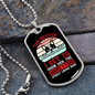 The Better Men Red Necklace Stainless Steel or 18k Gold Dog Tag 24" Chain-Express Your Love Gifts