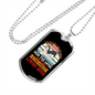 The Better Men Siberian Necklace Stainless Steel or 18k Gold Dog Tag 24" Chain-Express Your Love Gifts
