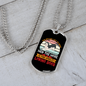 The Better Men Siberian Necklace Stainless Steel or 18k Gold Dog Tag 24" Chain-Express Your Love Gifts