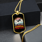 The Better Men Siberian Necklace Stainless Steel or 18k Gold Dog Tag 24" Chain-Express Your Love Gifts