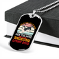 The Better Men Siberian Necklace Stainless Steel or 18k Gold Dog Tag 24" Chain-Express Your Love Gifts