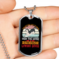 The Better Men Siberian Necklace Stainless Steel or 18k Gold Dog Tag 24" Chain-Express Your Love Gifts