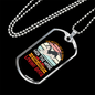 The Better Men Siberian Necklace Stainless Steel or 18k Gold Dog Tag 24" Chain-Express Your Love Gifts