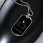 The Cancer Constellation Zodiac Necklace Stainless Steel or 18k Gold Dog Tag 24" Chain-Express Your Love Gifts