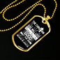 The Christian Does Christian Necklace Stainless Steel or 18k Gold Dog Tag 24" Chain-Express Your Love Gifts