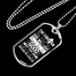 The Christian Does Christian Necklace Stainless Steel or 18k Gold Dog Tag 24" Chain-Express Your Love Gifts