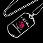 The Day I Stopped Fishing Necklace Stainless Steel or 18k Gold Dog Tag 24" Chain-Express Your Love Gifts