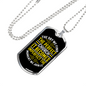 The Day We Find Christian Necklace Stainless Steel or 18k Gold Dog Tag 24" Chain-Express Your Love Gifts