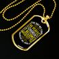 The Day We Find Christian Necklace Stainless Steel or 18k Gold Dog Tag 24" Chain-Express Your Love Gifts