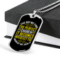 The Day We Find Christian Necklace Stainless Steel or 18k Gold Dog Tag 24" Chain-Express Your Love Gifts