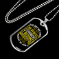 The Day We Find Christian Necklace Stainless Steel or 18k Gold Dog Tag 24" Chain-Express Your Love Gifts
