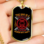 The Dog is a Gentleman Head Necklace Stainless Steel or 18k Gold Dog Tag 24" Chain-Express Your Love Gifts