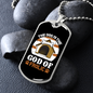 The Dog is Frolic Necklace Stainless Steel or 18k Gold Dog Tag 24" Chain-Express Your Love Gifts