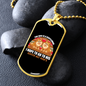 The Dog is Gentleman Necklace Stainless Steel or 18k Gold Dog Tag 24" Chain-Express Your Love Gifts