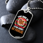 The Dog is The God of Frolic Colors Necklace Stainless Steel or 18k Gold Dog Tag 24" Chain-Express Your Love Gifts