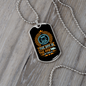 The Dog is The God of Frolic Dog Head Necklace Stainless Steel or 18k Gold Dog Tag 24" Chain-Express Your Love Gifts