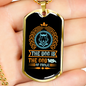 The Dog is The God of Frolic Dog Head Necklace Stainless Steel or 18k Gold Dog Tag 24" Chain-Express Your Love Gifts