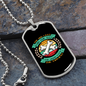 The Dog Lives For The Moment Bones Necklace Stainless Steel or 18k Gold Dog Tag 24" Chain-Express Your Love Gifts
