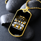 The Dog Lives For The Moment Colors Necklace Stainless Steel or 18k Gold Dog Tag 24" Chain-Express Your Love Gifts