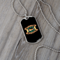 The Dog Lives For the Moment Necklace Stainless Steel or 18k Gold Dog Tag 24" Chain-Express Your Love Gifts