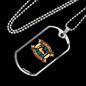 The Dog Lives For the Moment Necklace Stainless Steel or 18k Gold Dog Tag 24" Chain-Express Your Love Gifts