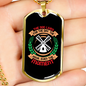 The Dog Lives For The Moment Windmill Necklace Stainless Steel or 18k Gold Dog Tag 24" Chain-Express Your Love Gifts