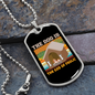The Dog The is God of Frolic Necklace Stainless Steel or 18k Gold Dog Tag 24" Chain-Express Your Love Gifts