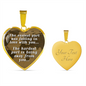 The Easiest Part Necklace Stainless Steel or 18k Gold Heart 18-22"-Express Your Love Gifts