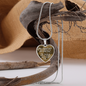The Easiest Part Necklace Stainless Steel or 18k Gold Heart 18-22"-Express Your Love Gifts