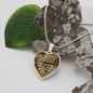 The Easiest Part Necklace Stainless Steel or 18k Gold Heart 18-22"-Express Your Love Gifts