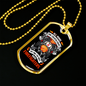 The Finest Are Firefighters Necklace Stainless Steel or 18k Gold Dog Tag 24" Chain-Express Your Love Gifts