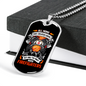 The Finest Are Firefighters Necklace Stainless Steel or 18k Gold Dog Tag 24" Chain-Express Your Love Gifts