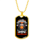 The Finest Are Firefighters Necklace Stainless Steel or 18k Gold Dog Tag 24" Chain-Express Your Love Gifts