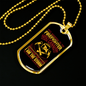 The Firefighter Whispers Back Necklace Stainless Steel or 18k Gold Dog Tag 24" Chain-Express Your Love Gifts