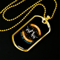 The God of Frolic Necklace Stainless Steel or 18k Gold Dog Tag 24" Chain-Express Your Love Gifts
