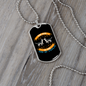 The God of Frolic Necklace Stainless Steel or 18k Gold Dog Tag 24" Chain-Express Your Love Gifts