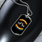 The God of Frolic Necklace Stainless Steel or 18k Gold Dog Tag 24" Chain-Express Your Love Gifts